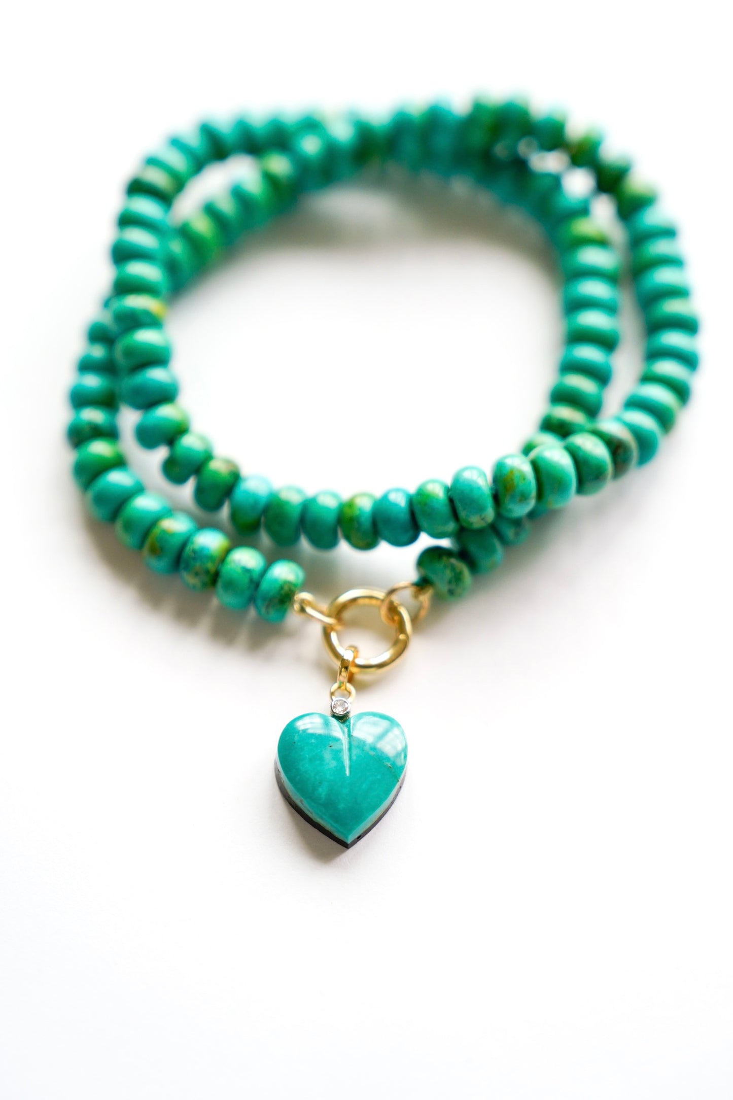 Small Turquoise Heart Pendant