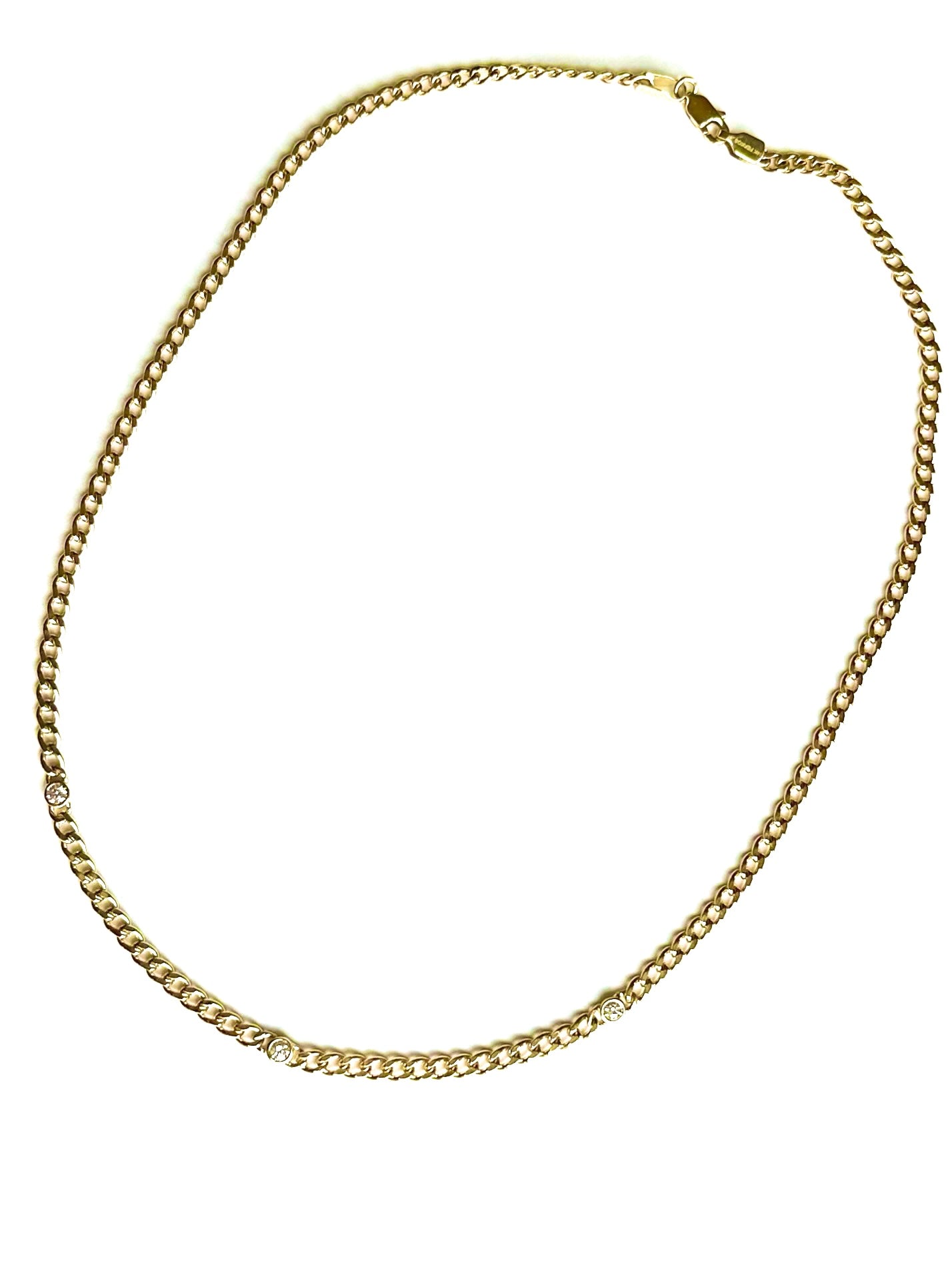 Cuban Chain Diamond Necklace