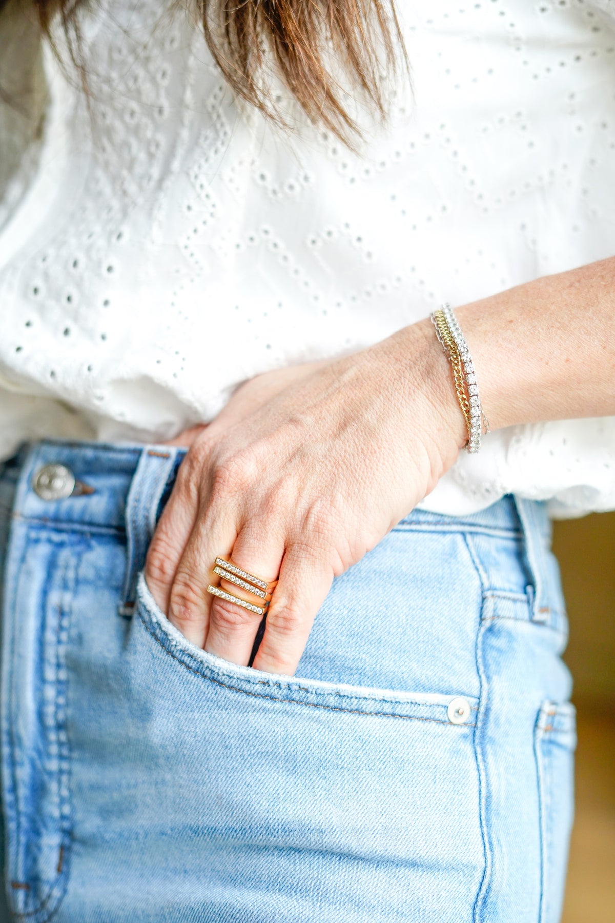 Diamond Channel Ring