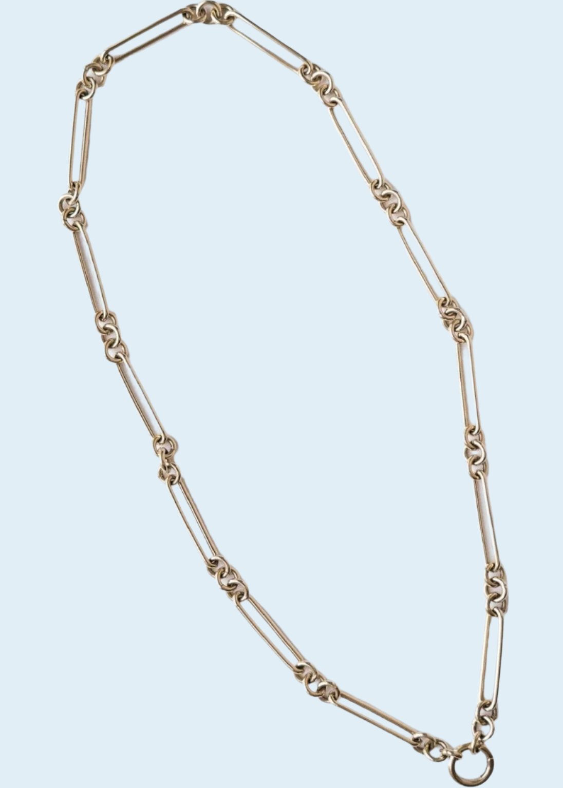 18K Gold Mixed Link Chain