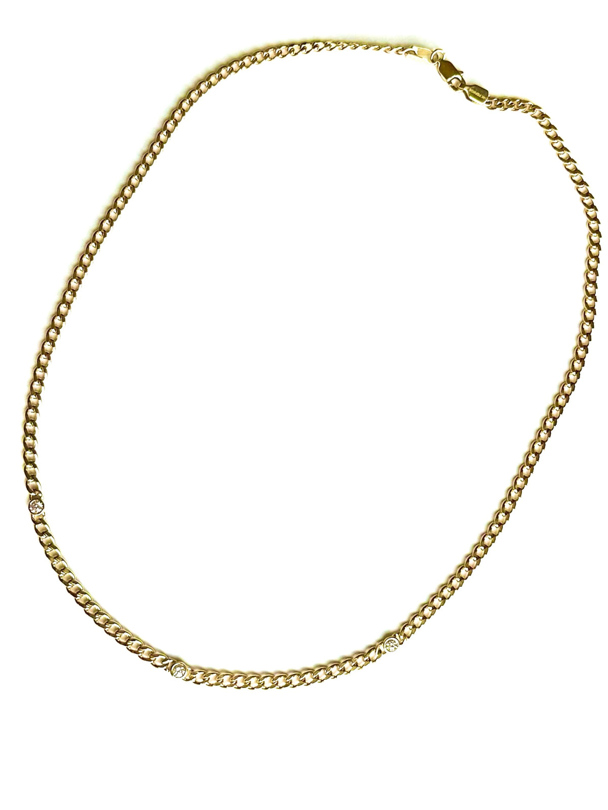 Cuban Chain Diamond Necklace