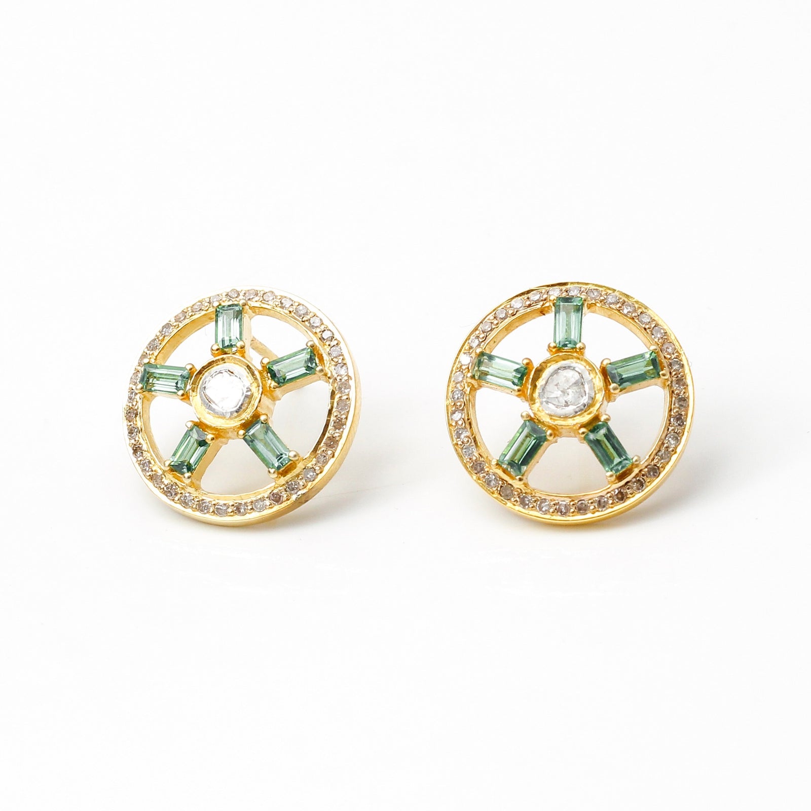 D'Orsay Stud in Emerald