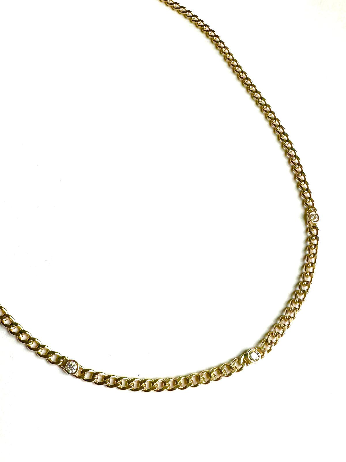 Cuban Chain Diamond Necklace