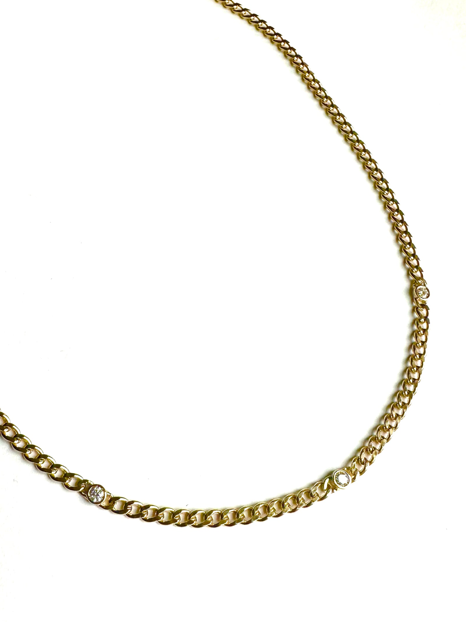 Cuban Chain Diamond Necklace
