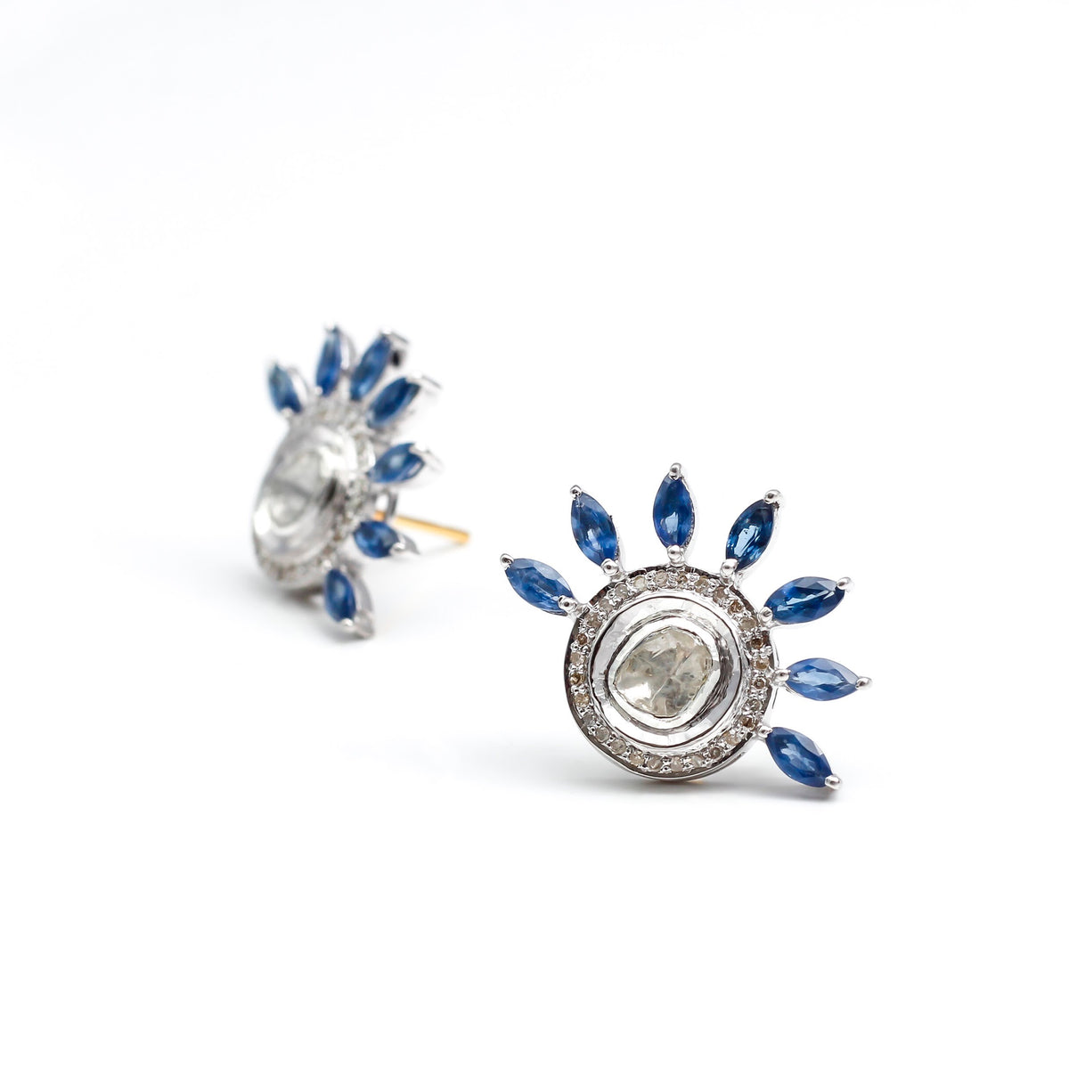 Eyelash Stud in Sapphire