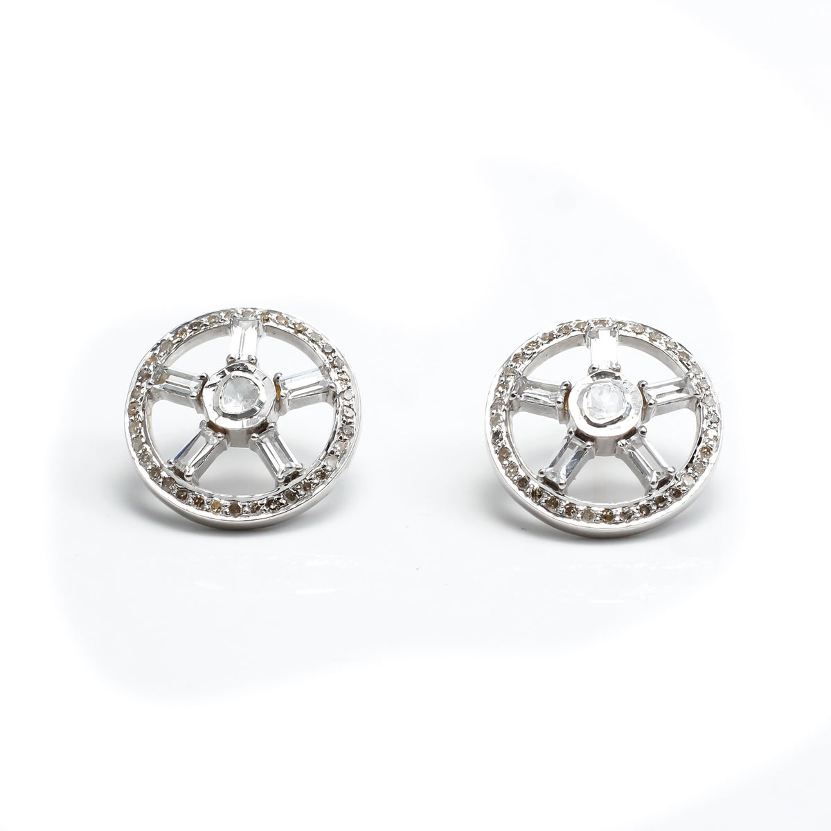 Sterling Silver D&#39;Orsay Stud